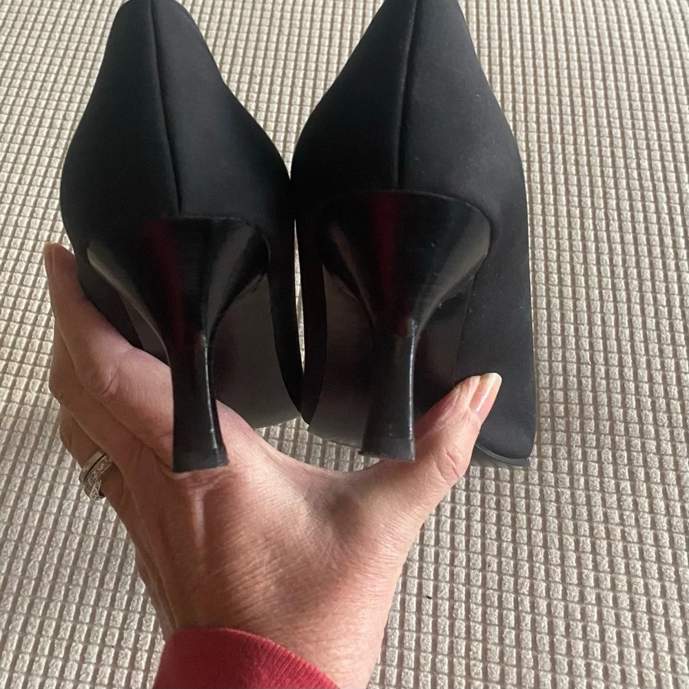 Bandolino Black Textile Fabric Heels